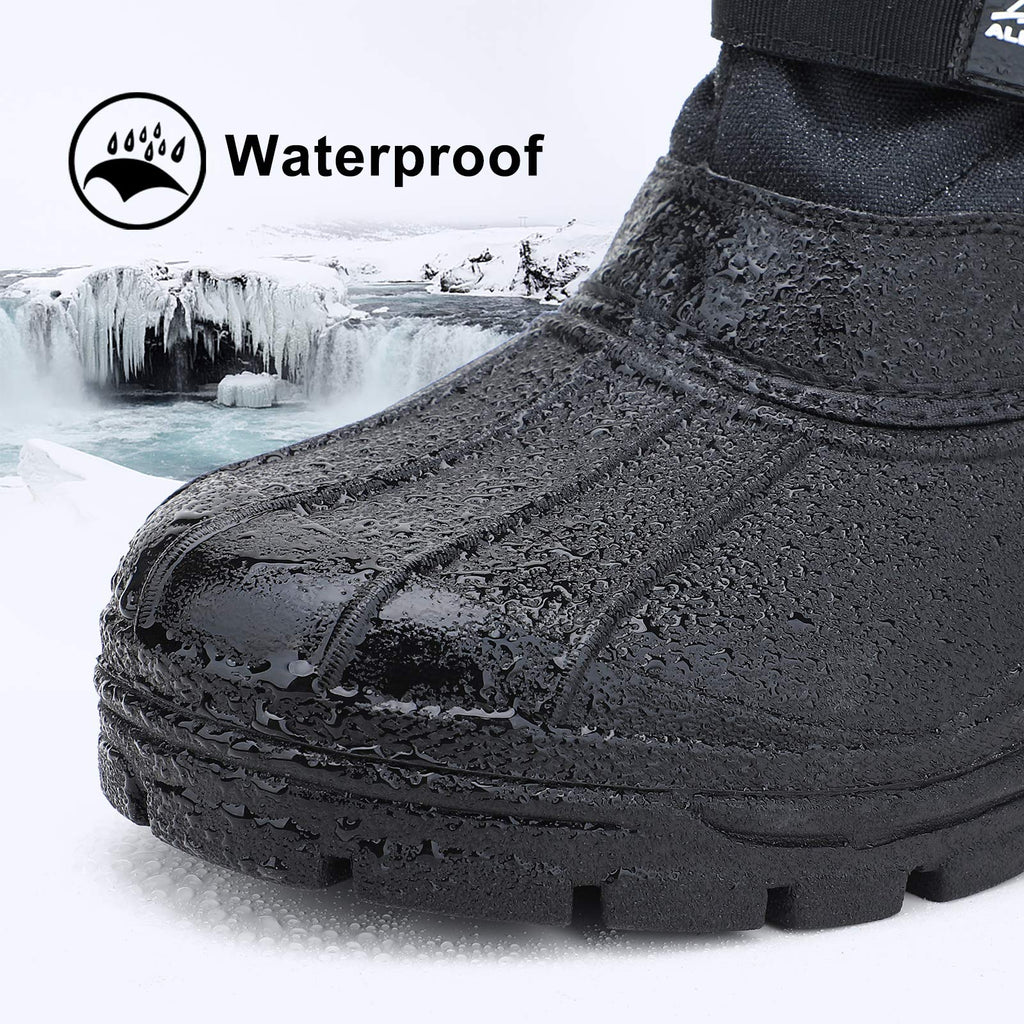 Men's Winter Waterproof Insulated Snow Boots D456
