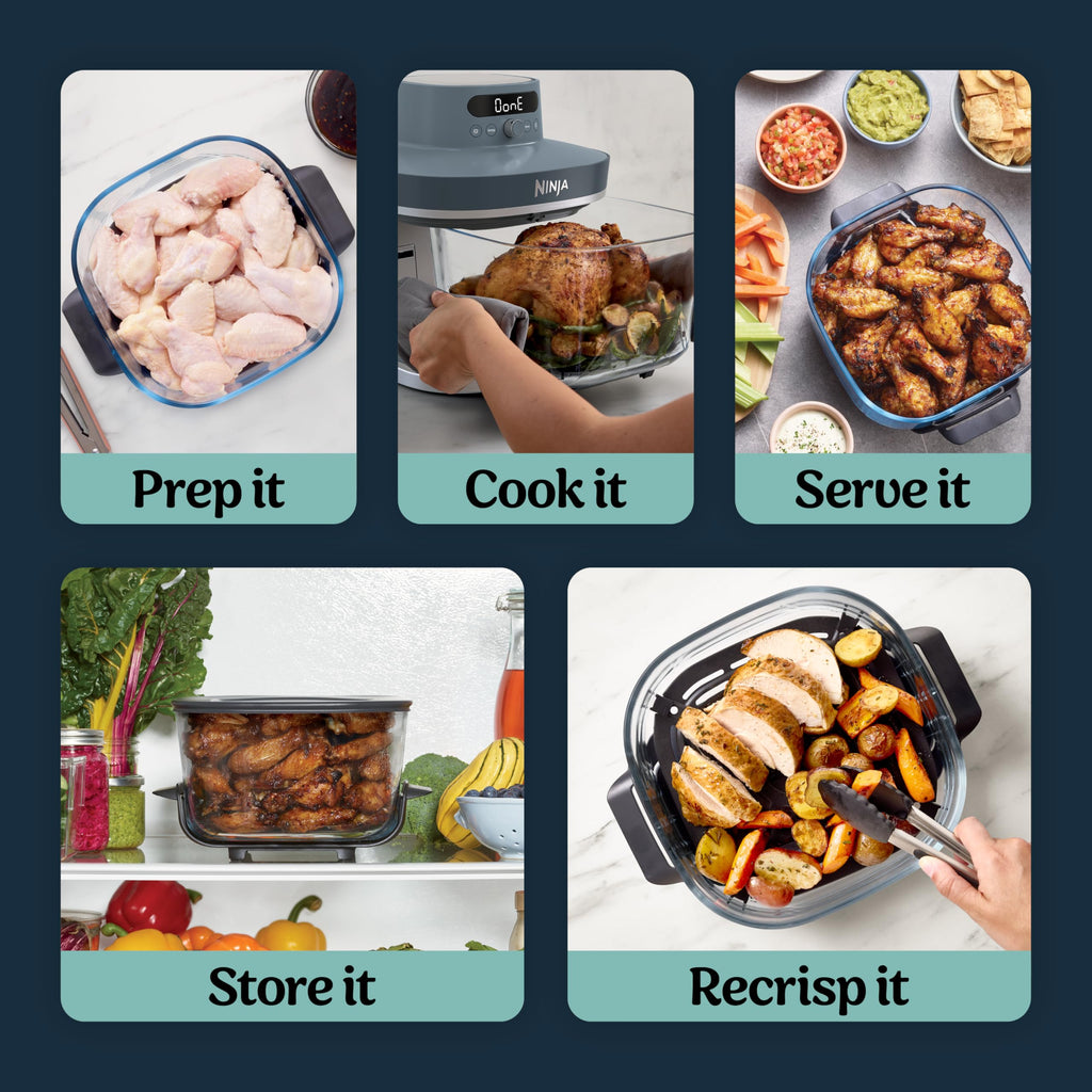 Glass Air Fryer 6-in-1 D102