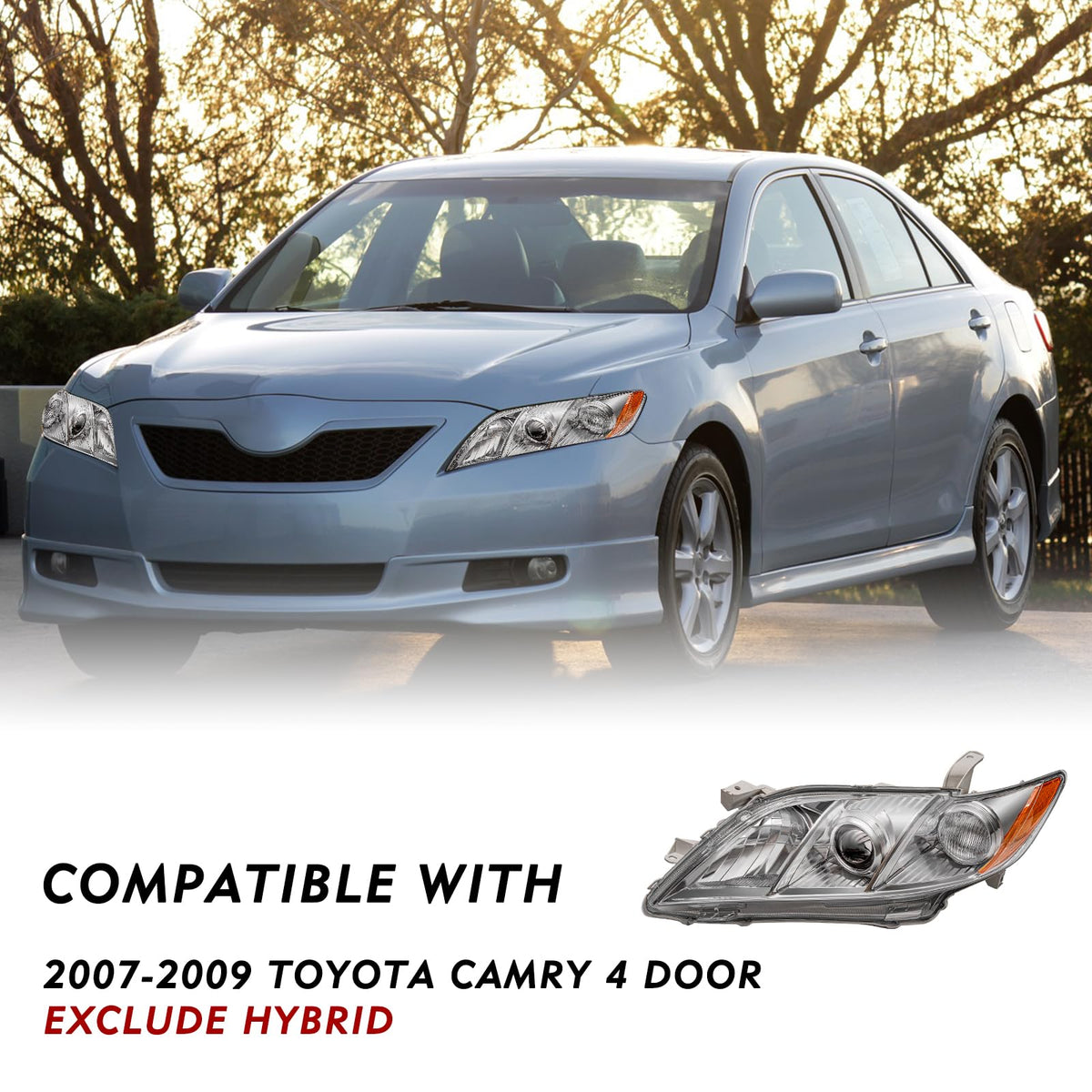 Headlight for Toyota Camry L54542