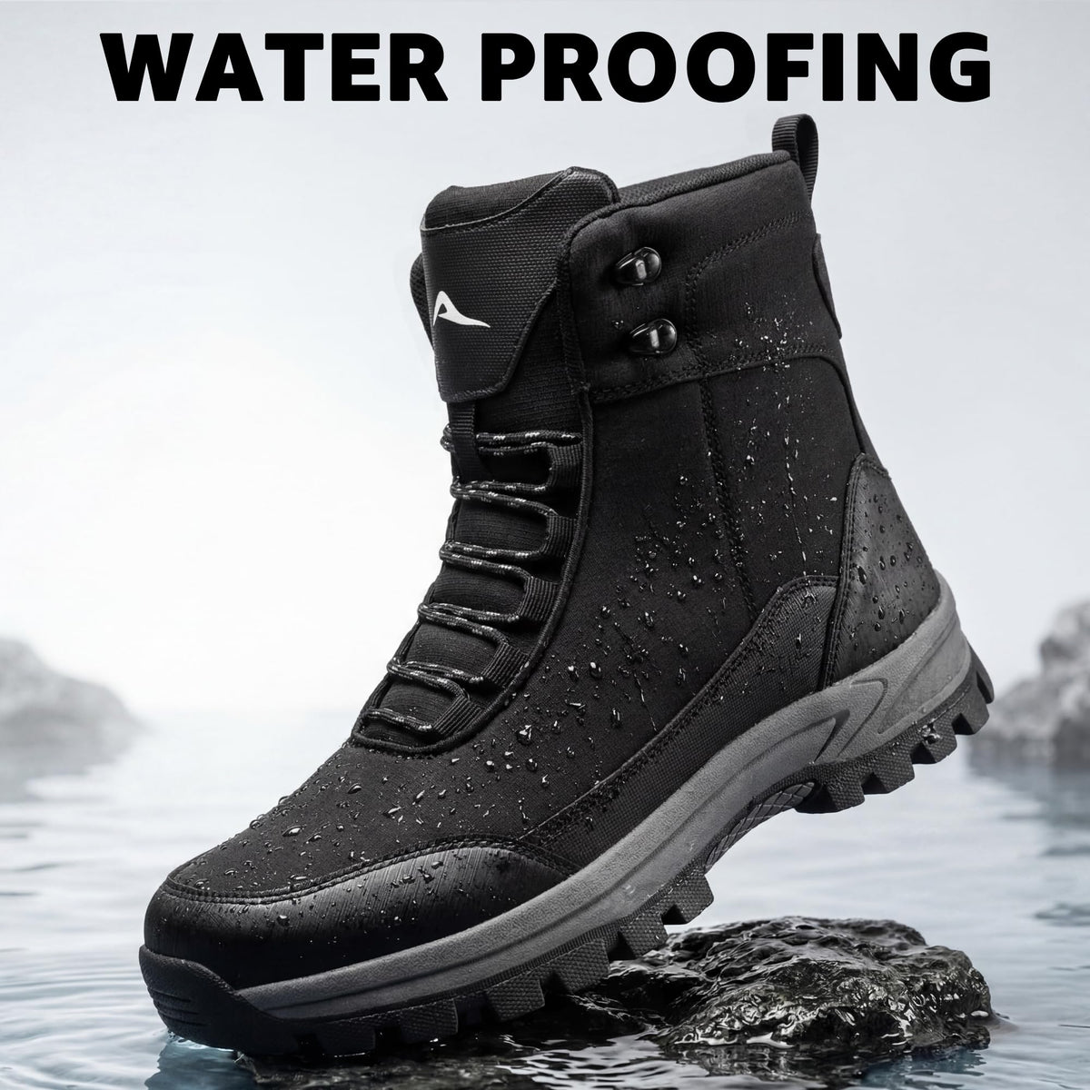 Men’s Waterproof Non-Slip Winter Snow Boots W281933