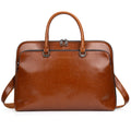 Genuine Leather Laptop Messenger Bag 13.3 15.6 inch V9439