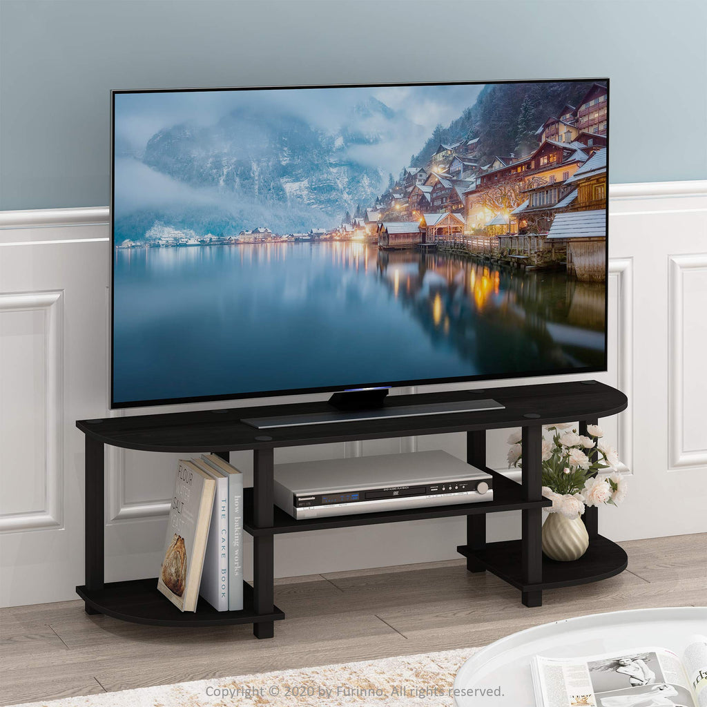 Espresso/Black TV Entertainment Center X277942