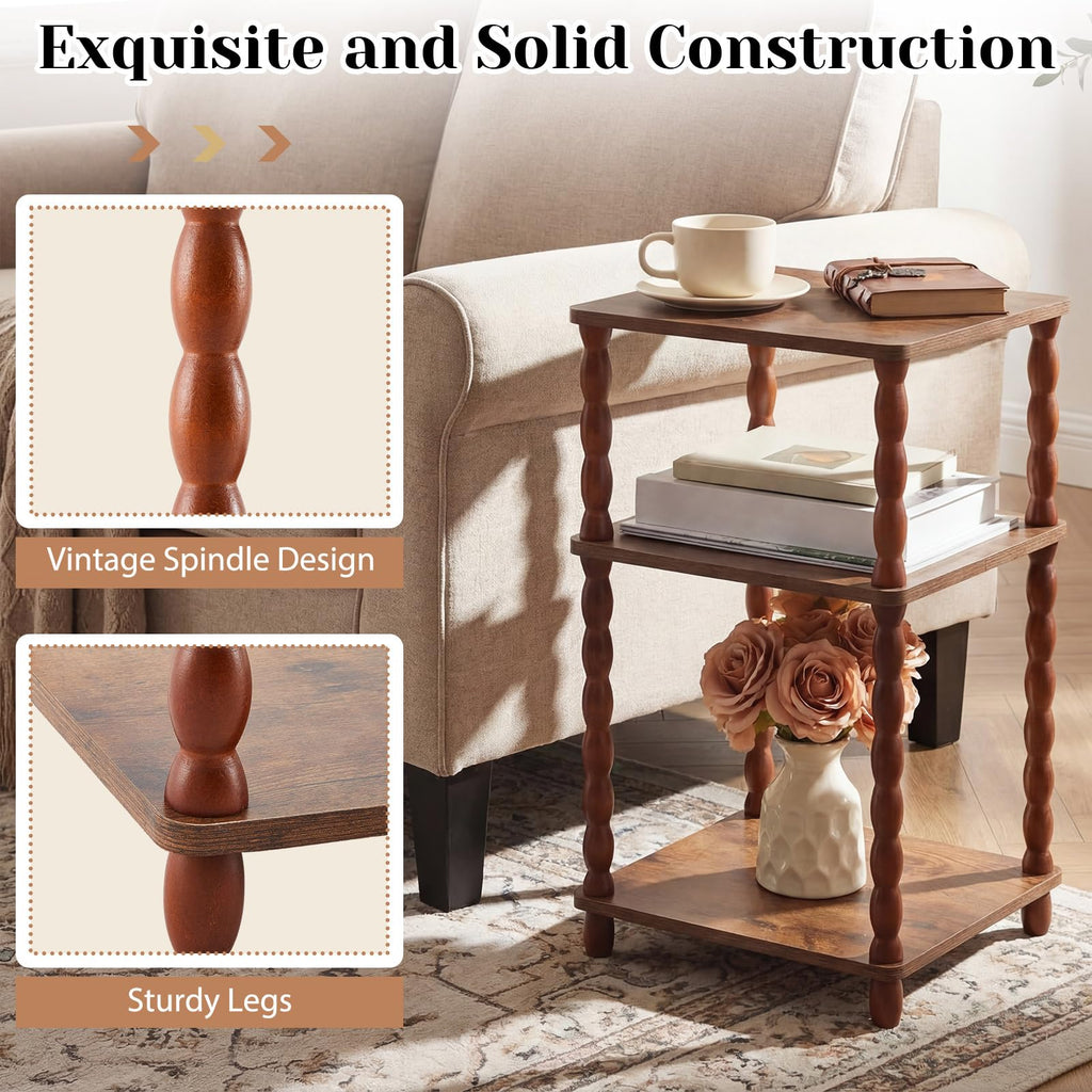 Set of 2 Small 3-tier Square Side Table Y676611