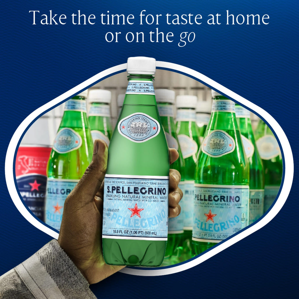 Sparkling Natural Mineral Water 16.9 Fl Oz Pack of 12 U64478