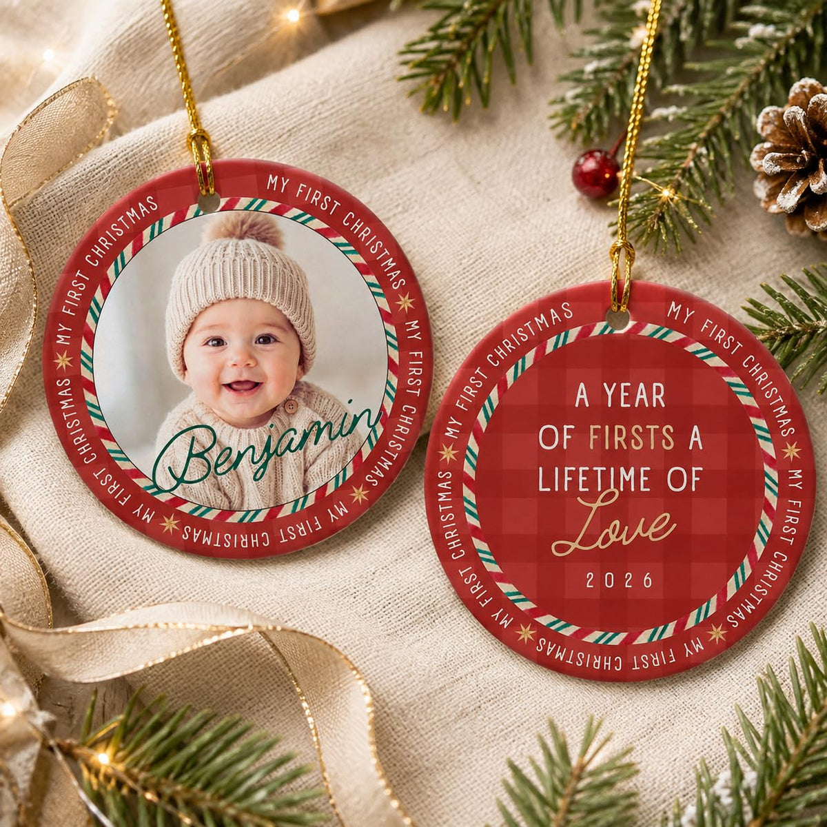 Ceramic Christmas Ornament M412790