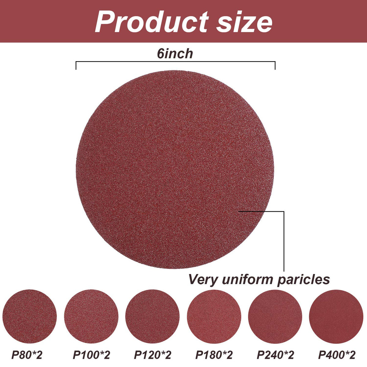 22 Pieces 4 x 36 In Sanding Belts and 6 In Self-Adhesive Discs Set R820
