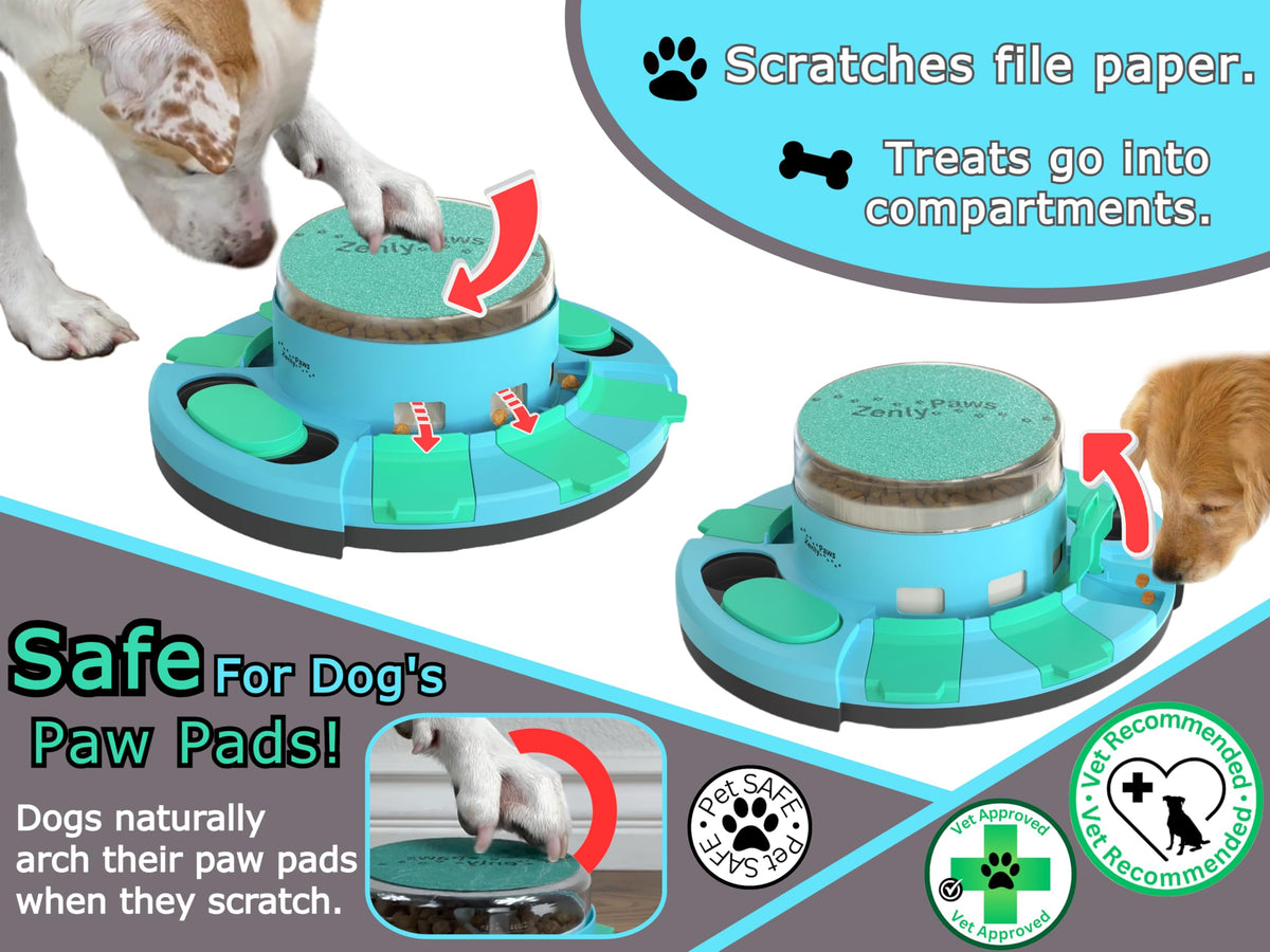 Dog Nail Scratch Board with Treat Dispenser M2185