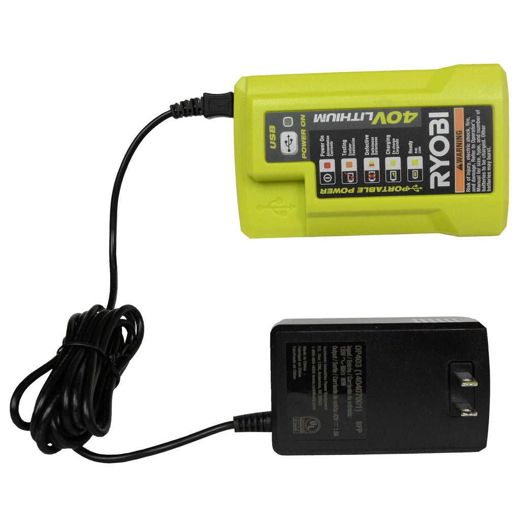 40 Volt Battery Charger and 4.0 Ah Lithium-ion Battery I362