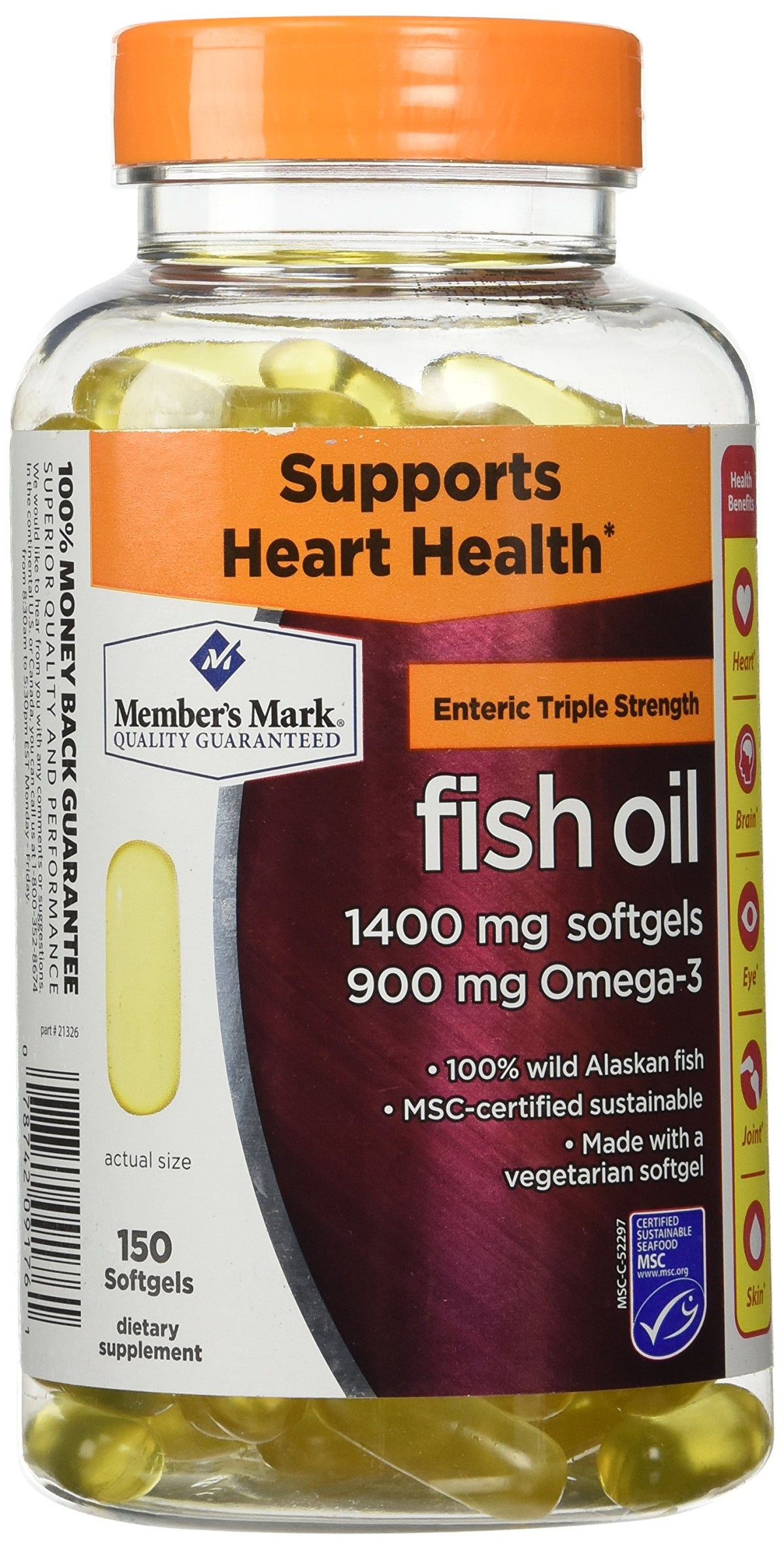 Triple Strength Fish Oil 1400mg 150 Ct F541502