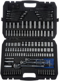 201-Piece Mechanic's Socket Tool Set with Case, SAE and Metric, Chrome-Vanadium Steel Q31027