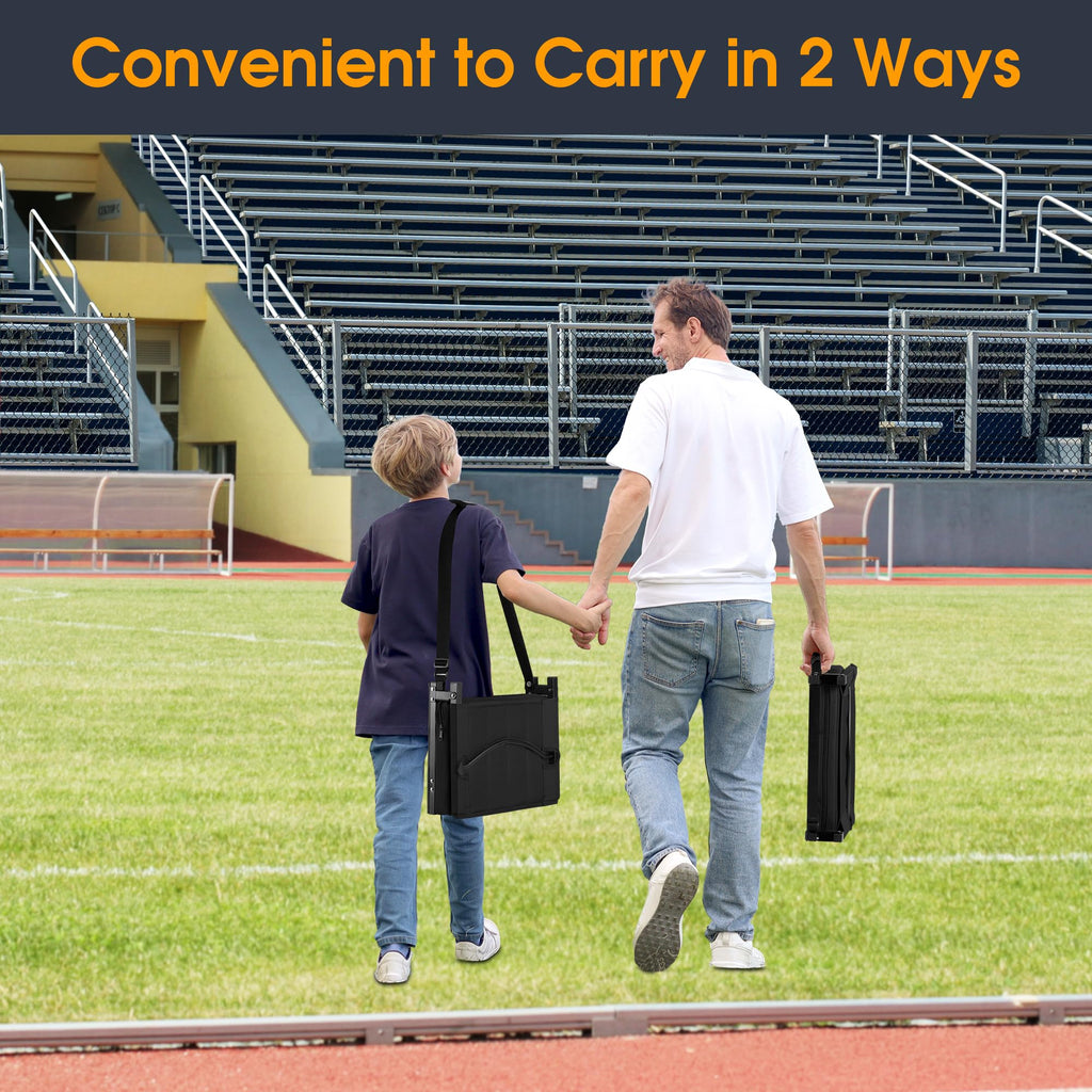 Portable Folding Stadium Seat with Back Support 2 Pack V926