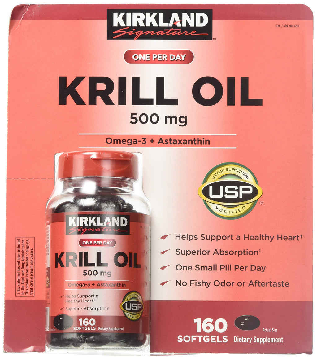 Krill Oil 500 Milligram 160 Softgels P2571