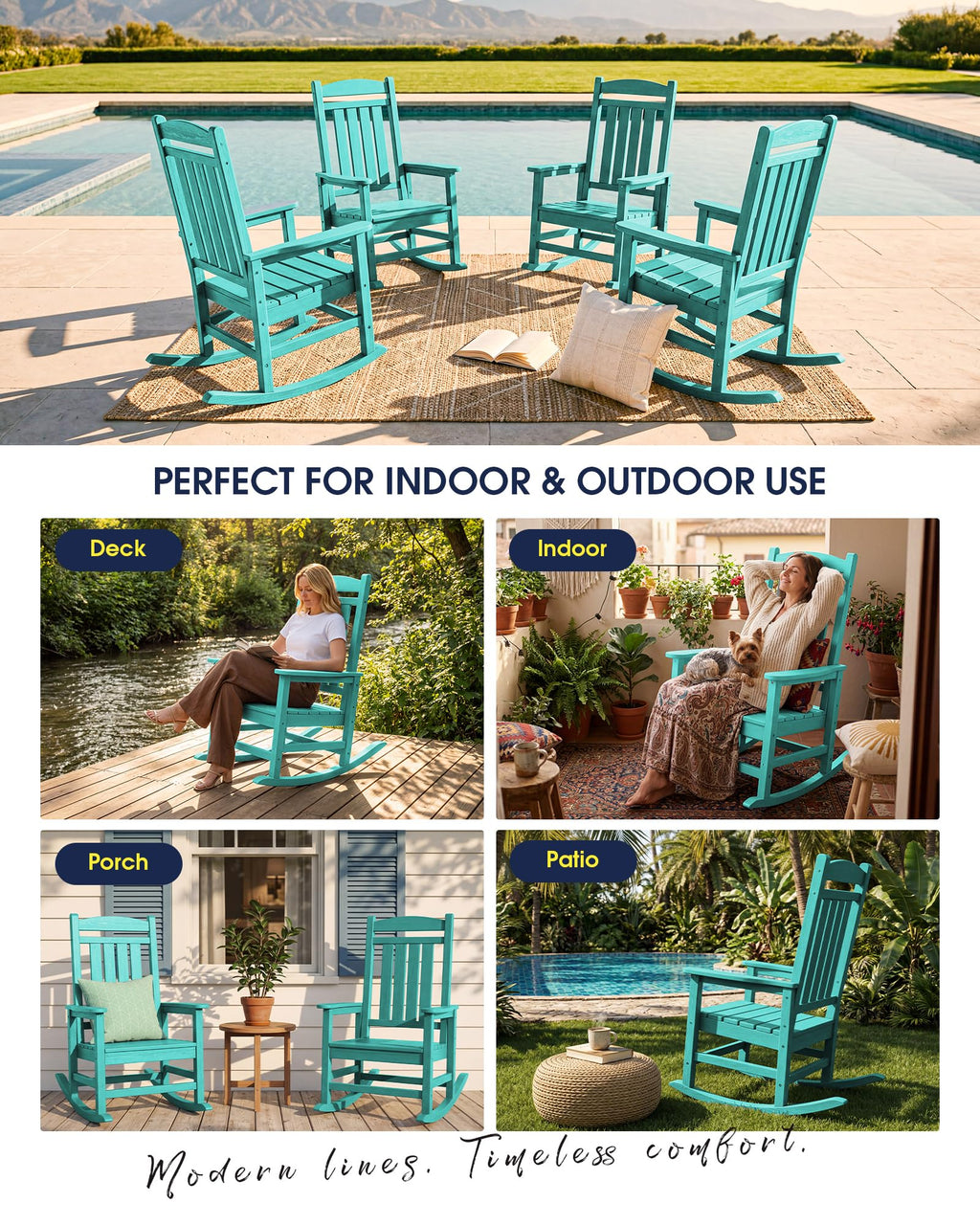 Oversized Outdoor Rocking Chair K12705